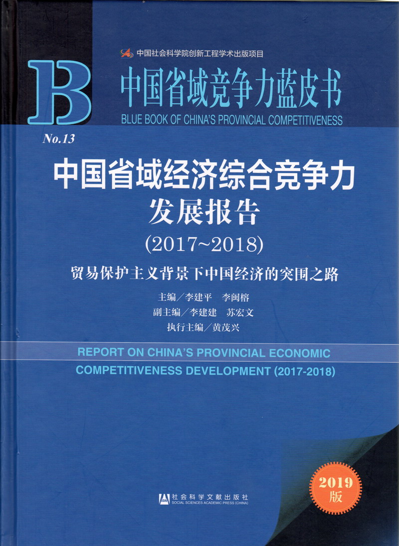 老老女人肏屄中国省域经济综合竞争力发展报告（2017-2018）